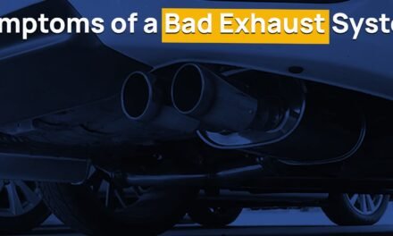 What are the signs of a failing exhaust system, and how can it impact vehicle performance and efficiency?