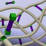 How does cross-linking improve the properties of heat shrink tubing?