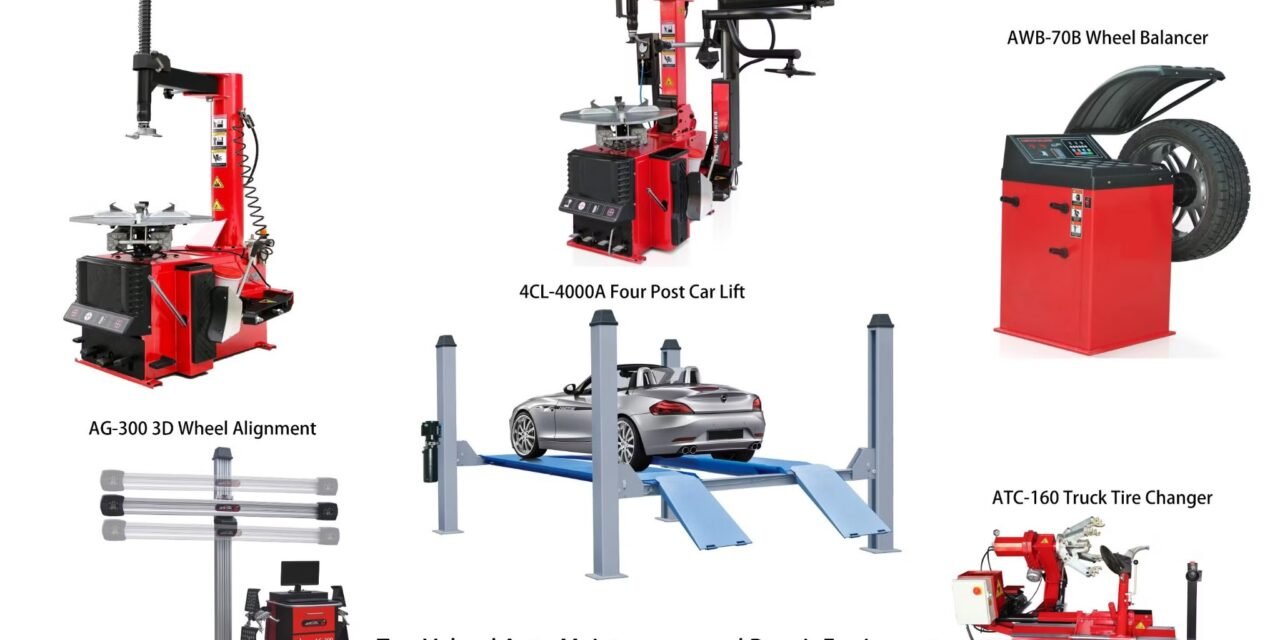 What is the importance of wheel alignment tools and balancing machines in vehicle maintenance?